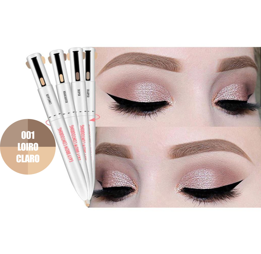 BeautyPen - Sobrancelha com alta definição (4 cores em 1)
